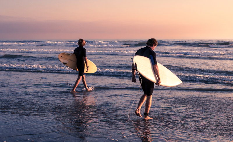 Surfing the Crystal Coast
