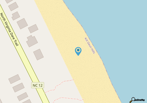 KD2033- Oceanfront w/great views, 4 Brs, Hot Tub, WiFi and Dune Top Deck! map location