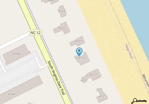 Historic Old Nags Head Cottage map location