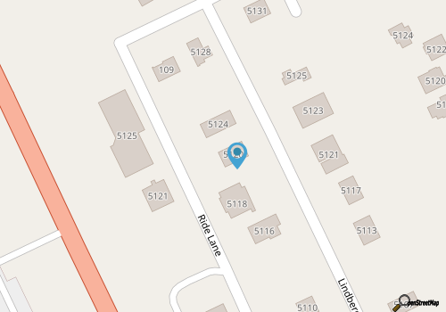 Windsong -- 3BR Kitty Hawk Home just 400 feet to beach map location