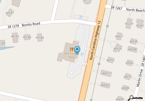 Froggy Dog Restaurant & Bar map location
