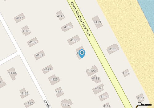 ????? Semi-Oceanfront Home In Kitty Hawk w/Private Oceanfront Deck w/Gazebo  ????? map location