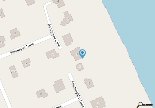 SS3 - Oceanfront 5 bedroom, 5 bath, dune top deck w/ hot tub, billiards table map location