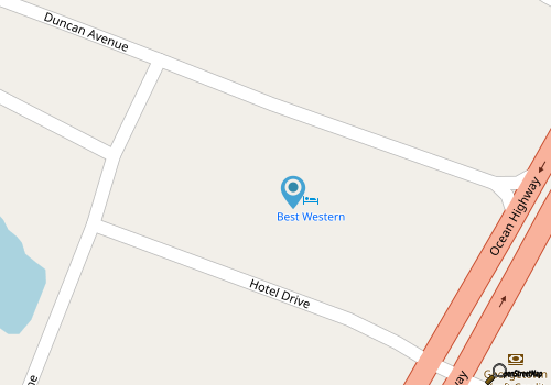 Best Western Pawleys Island map location