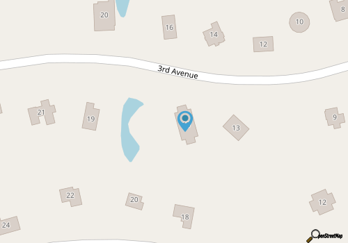 4 BR Oceanside Beach Cottage w/Hot Tub on secluded lot map location