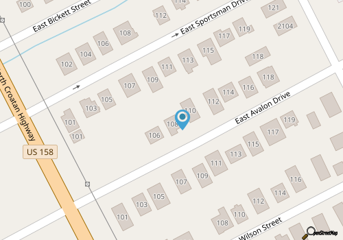 KD108- Near the Beach- 4 BRs, Just a Short Stroll to the Beach, Dog Friendly! map location