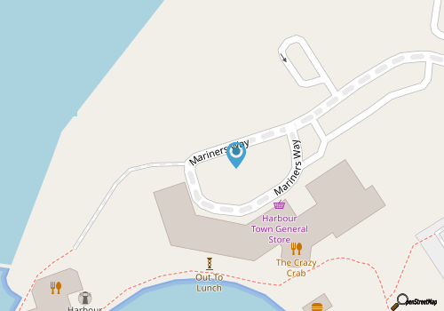 Harbour Town hideaway w/scenic balcony/water views - steps from the lighthouse map location