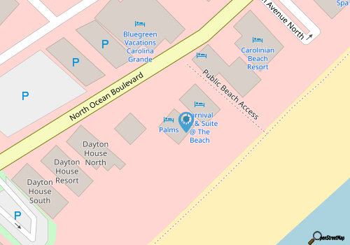Oceanfront 3 Bedroom Condo w/ Gorgeous View + Official On-Site Rental Privileges map location
