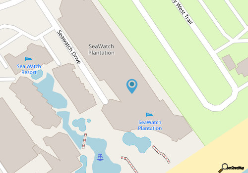 Oceanfront - Heated Pools- Fire pit map location