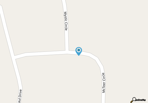 Charming house with a large fenced lot in a central location map location