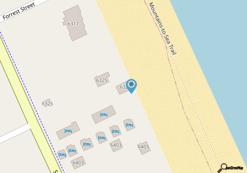 Salty Sunrise K1224 Oceanfront, Pets OK, Free Pool Heat, Elevator map location