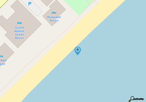 Oceanfront Two-Queen Suite map location