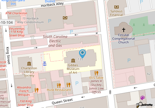 Gibbes Museum of Art map location