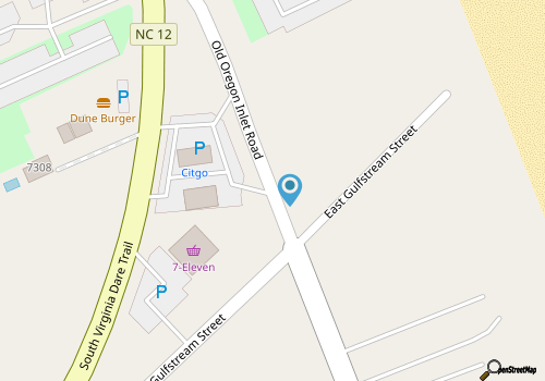Moonstruck | Oceanfront | South Nags Head | Sleeps 13 map location