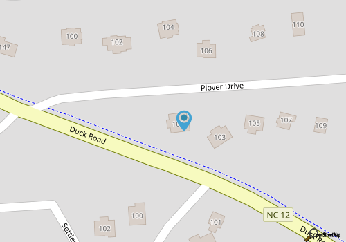 Duck Location! Volleyball, Pool, Game Room & More map location