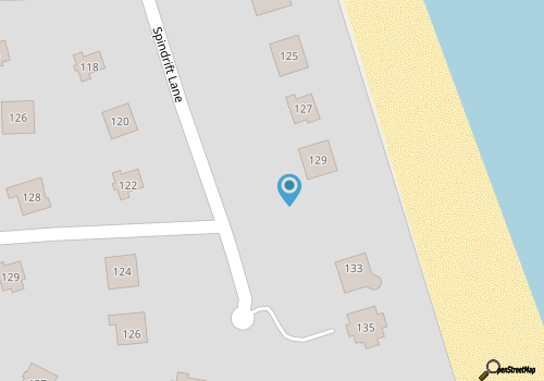 OCEANFRONT, Ocean views, beach walkway, screened porch, O3, Duckaway map location