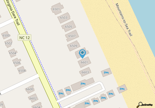 Pebble Beach | Oceanfront | Dog Friendly, Private Pool, Hot Tub | Nags Head map location