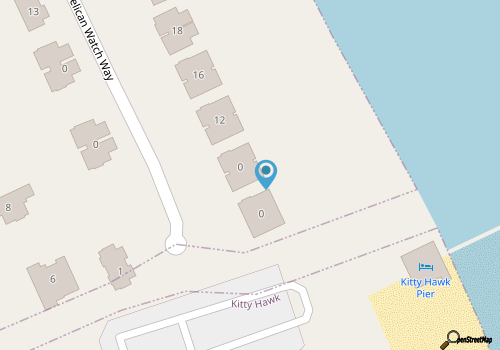 4 BR Nags Head Style Oceanfront Townhome w/Spectacular Ocean Views map location