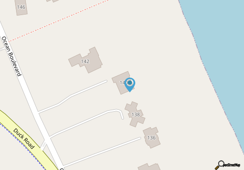 Klein Cottage | Oceanfront | Hot Tub | Southern Shores map location
