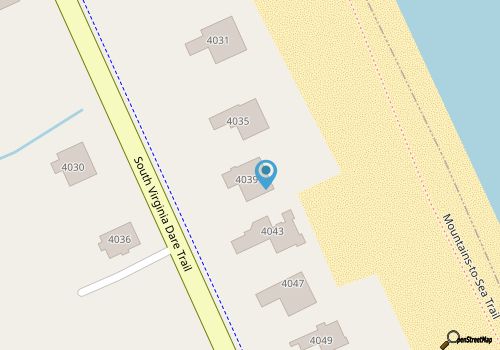 Fred Wood Cottage:Oceanfront, historic, Old Nags Head Style cottage, wide decks! map location