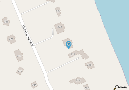 Oceanfront 5 bedroom Southern Shores home with private pool, hot tub, elevator, and keyless entry map location