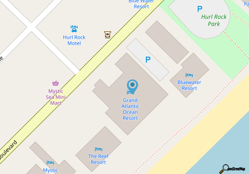 Breathtaking Oceanview Spacious 2 Bedroom Condo map location