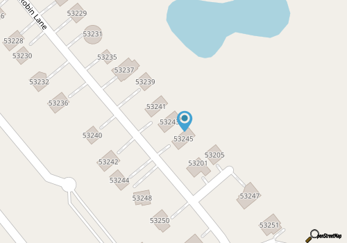 3 bedroom homes with Shared pool and short walk to the beach map location