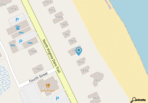 K0070 T.L. Sea. OCEANFRONT, Rec Room, Spacious Decks, Private Walk to Beach! map location