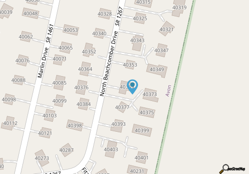 Semi-oceanfront home w/ a hot tub on Hatteras Island! map location