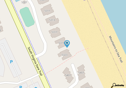 Just Beachy: Oceanfront, Shared Pool, Tennis Court map location