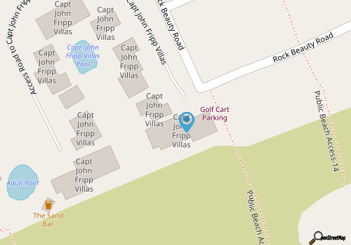 Oceanfront Villa - 2 bedrooms, 2-1/2 baths map location