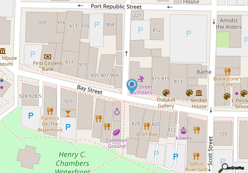 Quaint Studio Loft in the Heart of Downtown Beaufort map location