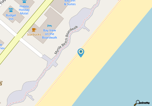 Modern Oceanfront Studio 18th Fl | King + Balcony map location