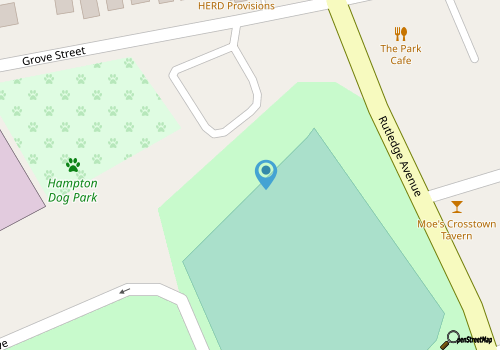 Quiet house by beautiful park, steps from downtown: spring break map location