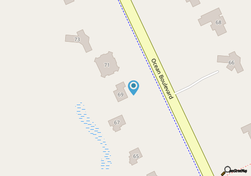 Sea Spray - Classic Flat Top Beach Cottage - Just 60 Yards to Beach Access map location