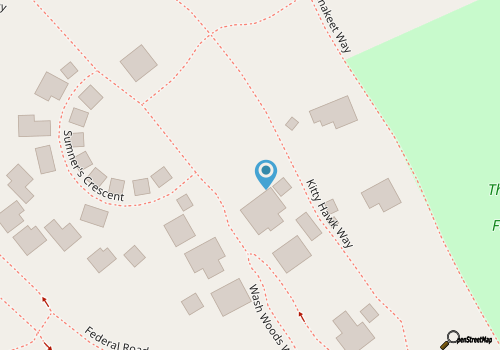 Reel Life-a PET FRIENDLY cottage tucked into a wooded bend in Cape Fear Station! map location