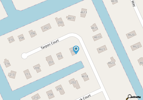 Blue Crab Canal: Boat Slip | Pool Access | Pets OK map location