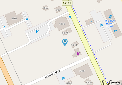 6812 Beach Rd, Semi-Oceanfront/Pool/Hot Tub map location