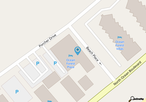 Oceanfront Stay with Private Balcony map location