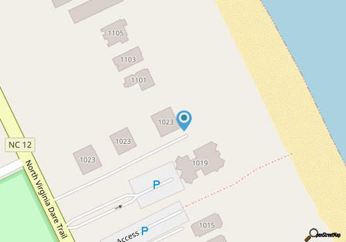 Four Roses: Oceanfront, Historic, Private Pool map location