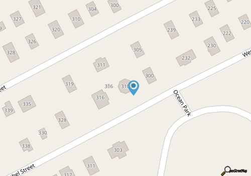 Casa de la Luz Octagon House OBX map location