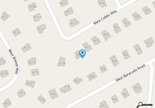 Finn Tales: Dog Friendly, Soundside, Village Beach Club Access map location