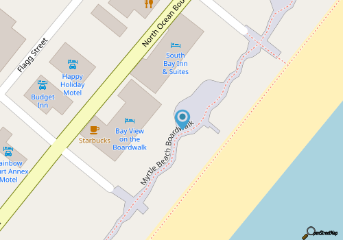 Luxury Oceanfront 3 Bedroom Condo On The Boardwalk! map location