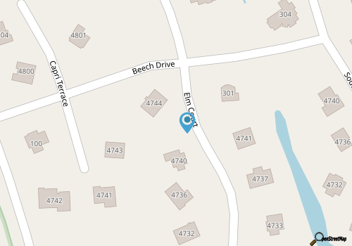 The Beech House: Family Fun in Kitty Hawk Woods Coastal Reserve with Locals map location