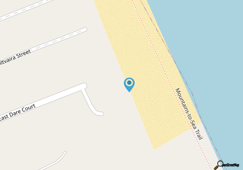 Oceanfront Pet Friendly Nags Head Home map location