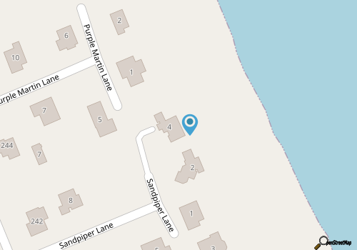 K2004 Dune Crest. Oceanfront! Private Pool! Pets OK! Rec Room and much more! map location