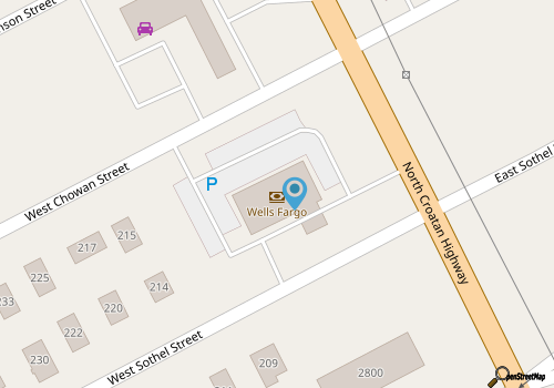 Wells Fargo map location