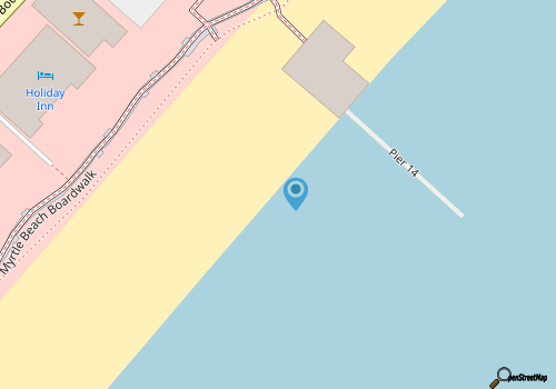 Ocean Enclave HGVC 1-bedroom Resort in Myrtle Beach map location