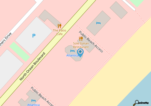 Oceanfront 1BR | Balcony | Pools & Lazy River map location