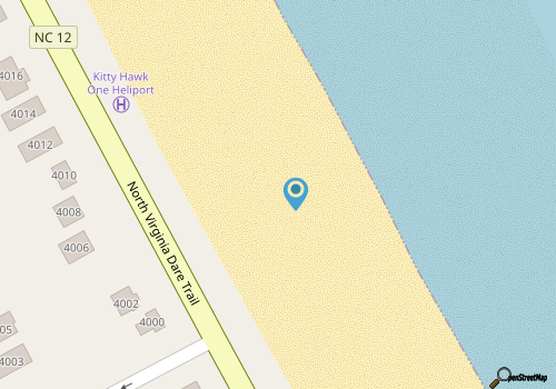 Cozy 3-bedroom cottage in perfect Kitty Hawk with AC map location